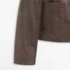 Jacke aus Wildleder Jacke aus Wildleder