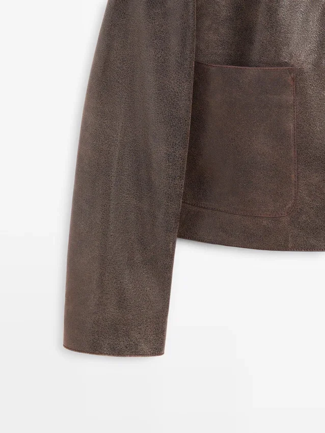Jacke aus Wildleder Jacke aus Wildleder