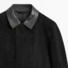 Jacke mit Taschen aus Wildleder Jacke mit Taschen aus Wildleder