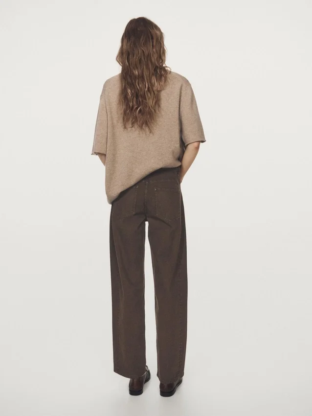 Jeans mit hoher Taille und Balloon-Passform Jeans mit hoher Taille und Balloon-Passform