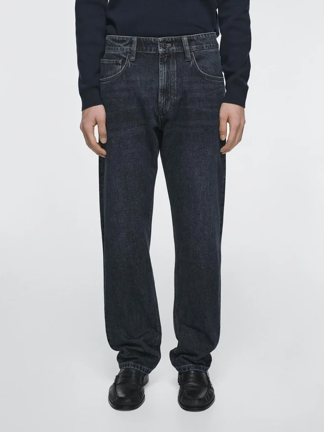 Jeans mit lockerer Passform Jeans mit lockerer Passform