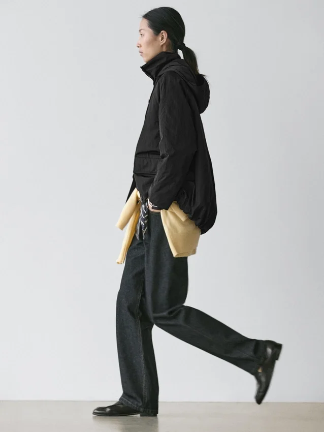 Langer Parka aus Funktionsstoff Langer Parka aus Funktionsstoff