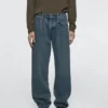 Jeans mit weitem Bein Jeans mit weitem Bein