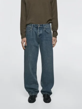 Jeans mit weitem Bein