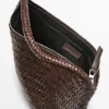 Kleine geflochtene Lederschultertasche Kleine geflochtene Lederschultertasche