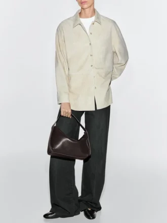 Kleine Schultertasche aus Nappaleder