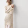 Kombiniertes asymmetrisches Midikleid Kombiniertes asymmetrisches Midikleid