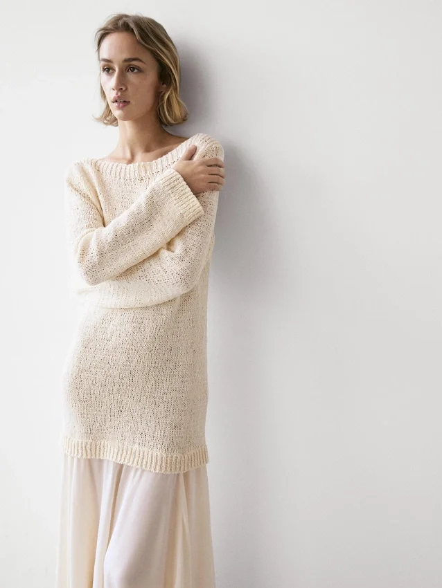 Kombiniertes asymmetrisches Midikleid Kombiniertes asymmetrisches Midikleid