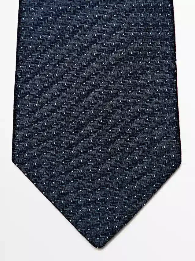 Krawatte aus 100 % Seide mit Polka-Dot-Muster Krawatte aus 100 % Seide mit Polka-Dot-Muster