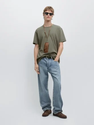 Kurzarm-T-Shirt aus 100 % Baumwolle Kurzarm-T-Shirt aus 100 % Baumwolle