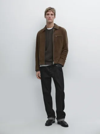 Kurze Wildlederjacke Kurze Wildlederjacke