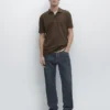 Kurzärmeliges Poloshirt aus Baumwolle