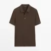 Kurzärmeliges Poloshirt aus Baumwolle