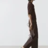 Kurzärmeliges Poloshirt aus Wollmischgewebe Kurzärmeliges Poloshirt aus Wollmischgewebe