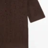 Kurzärmeliges Poloshirt aus Wollmischgewebe Kurzärmeliges Poloshirt aus Wollmischgewebe