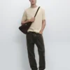 Kurzärmeliges T-Shirt aus Baumwollmischung Kurzärmeliges T-Shirt aus Baumwollmischung