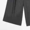 Lange Bermudashorts aus Wolle mit Abnähern