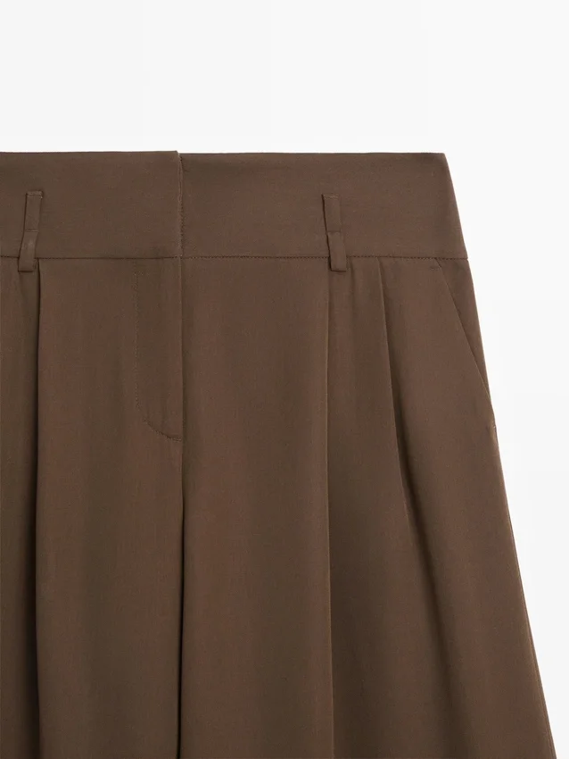 Lange Bermudashorts mit Umschlag Lange Bermudashorts mit Umschlag