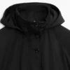 Langer Parka aus Funktionsstoff Langer Parka aus Funktionsstoff