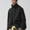 Langer Parka aus Funktionsstoff Langer Parka aus Funktionsstoff