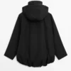 Langer Parka aus Funktionsstoff Langer Parka aus Funktionsstoff