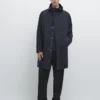 Langer Parka mit Kapuze Langer Parka mit Kapuze