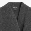 Langer Zweireiher-Cardigan aus Wolle Langer Zweireiher-Cardigan aus Wolle