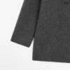 Langer Zweireiher-Cardigan aus Wolle Langer Zweireiher-Cardigan aus Wolle