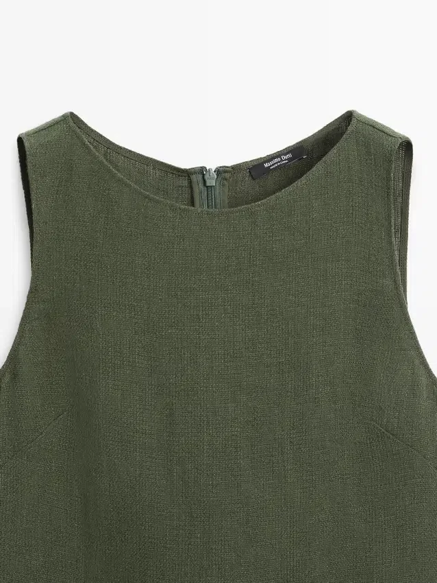 Langes Leinen-Kleid Langes Leinen-Kleid