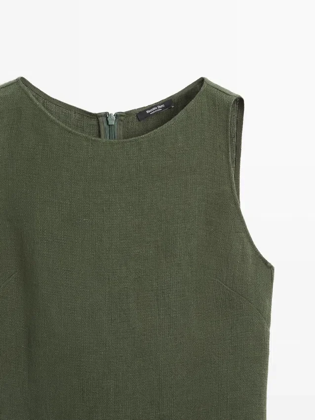 Langes Leinen-Kleid Langes Leinen-Kleid