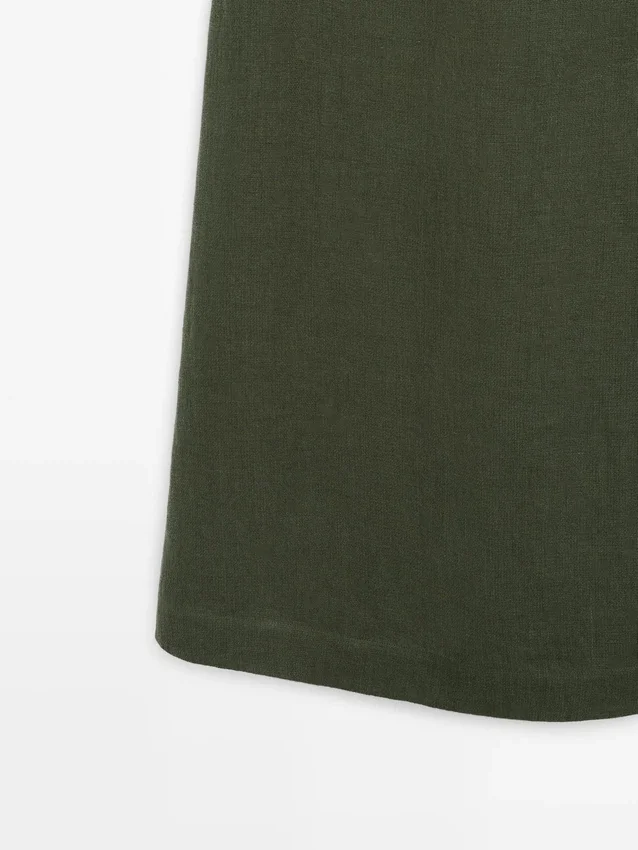 Langes Leinen-Kleid Langes Leinen-Kleid