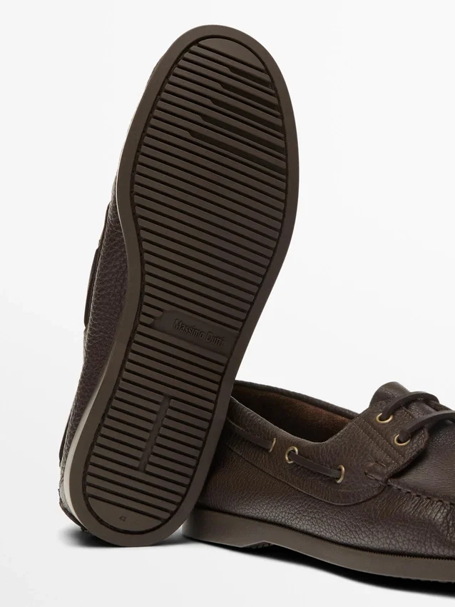 Leder-Deck-Schuhe Leder-Deck-Schuhe