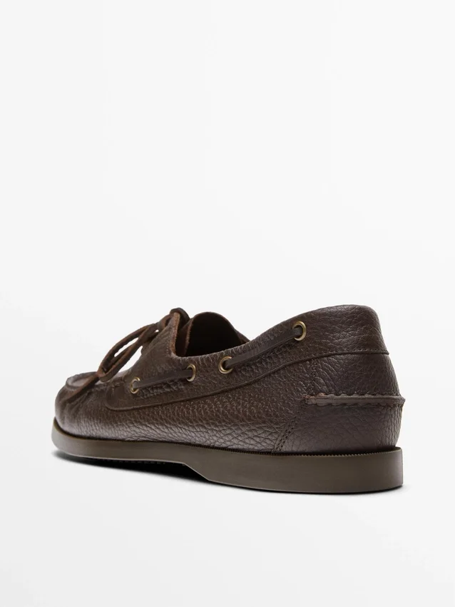 Leder-Deck-Schuhe Leder-Deck-Schuhe