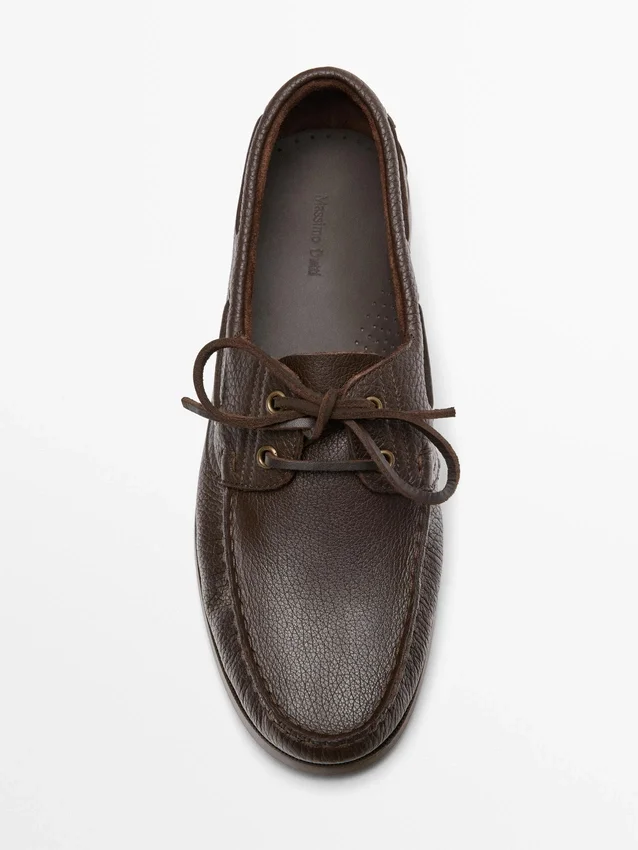 Leder-Deck-Schuhe Leder-Deck-Schuhe