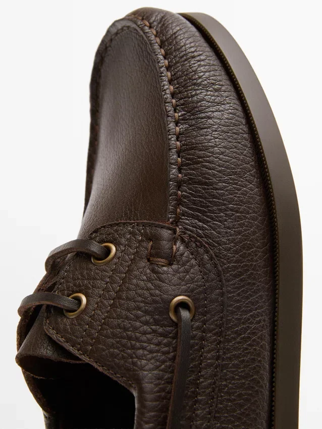 Leder-Deck-Schuhe Leder-Deck-Schuhe