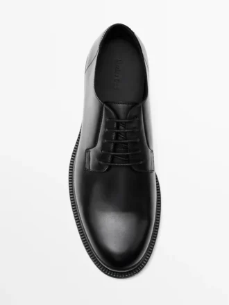 Leder-Derbys-Schuhe