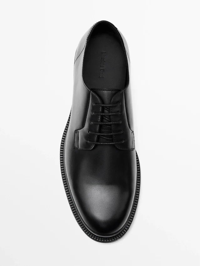 Leder-Derbys-Schuhe Leder-Derbys-Schuhe