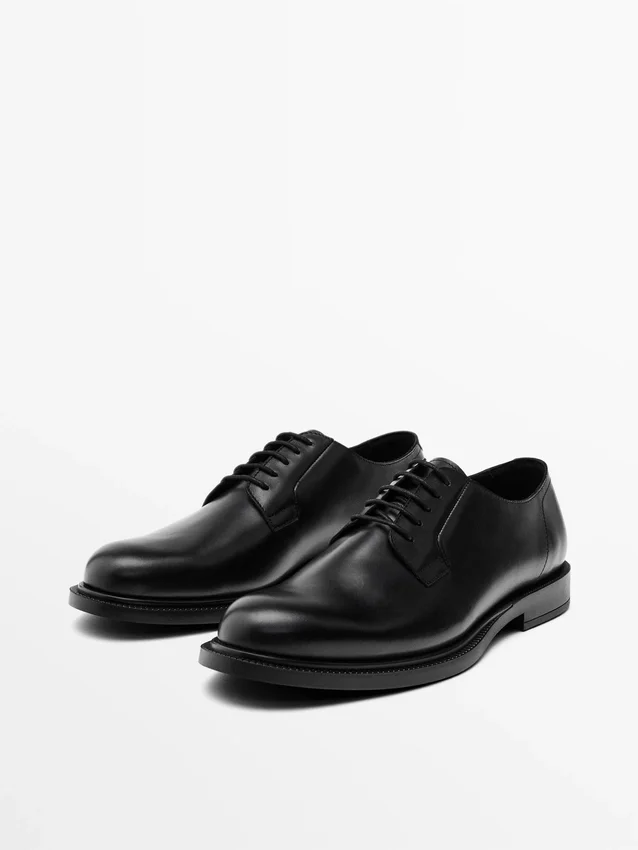 Leder-Derbys-Schuhe Leder-Derbys-Schuhe
