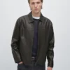 Lederjacke im Used-Look Lederjacke im Used-Look
