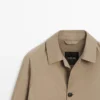 Leichter Trenchcoat aus Baumwollmischung