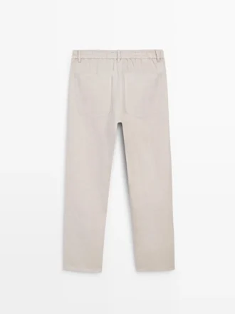Leinenhose im Semi-Jogger-Schnitt Leinenhose im Semi-Jogger-Schnitt
