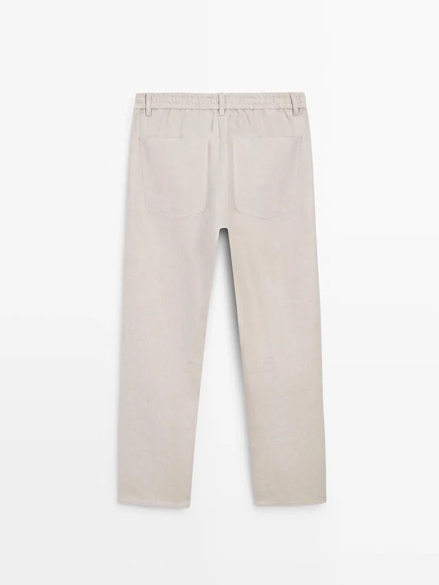 Leinenhose im Semi-Jogger-Schnitt Leinenhose im Semi-Jogger-Schnitt