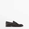 Loafer aus geprägtem Leder Loafer aus geprägtem Leder