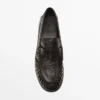 Loafer aus geprägtem Leder Loafer aus geprägtem Leder
