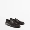 Loafer aus geprägtem Leder Loafer aus geprägtem Leder