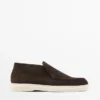 Loafer im Stiefelstil aus Spaltleder Loafer im Stiefelstil aus Spaltleder