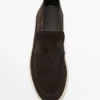 Loafer im Stiefelstil aus Spaltleder Loafer im Stiefelstil aus Spaltleder