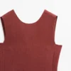 Midi-Kleid aus 100 % Leinen Midi-Kleid aus 100 % Leinen