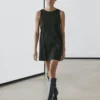 Minikleid aus Wollmischgewebe Minikleid aus Wollmischgewebe