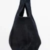 Mittlere Shopper-Tasche aus Spaltleder
